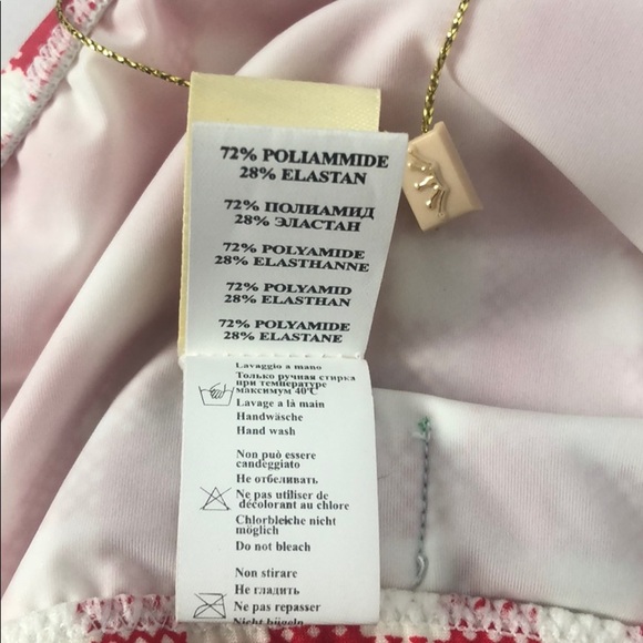 ArinA Festivita 2pc red/white size 6 swimsuit NWT - Picture 7 of 8